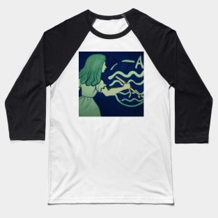 Aquarius Zodiac Baseball T-Shirt